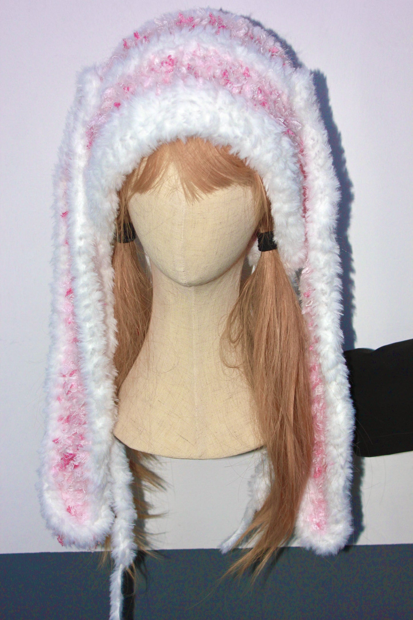 Fluffy Pink Bunny Hat | Handmade Cozy Winter Gift | Cute & Warm Accessory