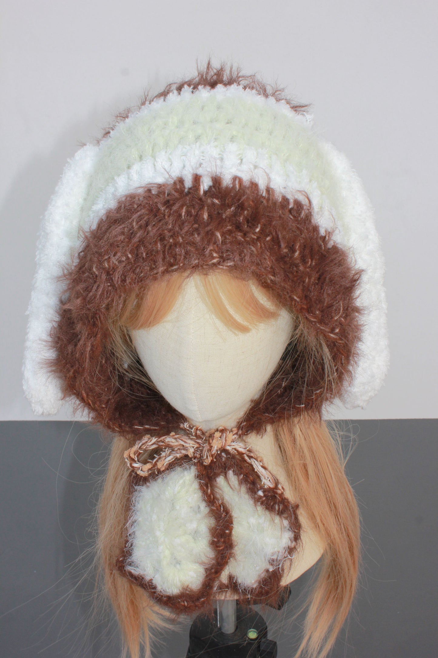 Starry Bunny Ear Hat | Whimsical Winter Accessory | Handmade Gift for Her