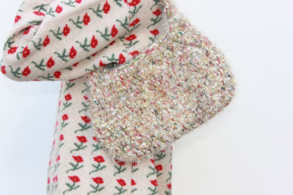 Golden Christmas Tote | Festive Sparkle Bag