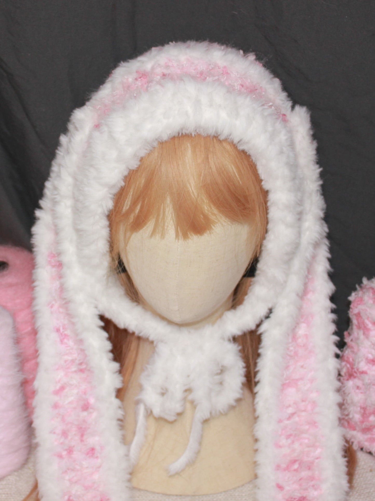 Fluffy Pink Bunny Hat | Handmade Cozy Winter Gift | Cute & Warm Accessory