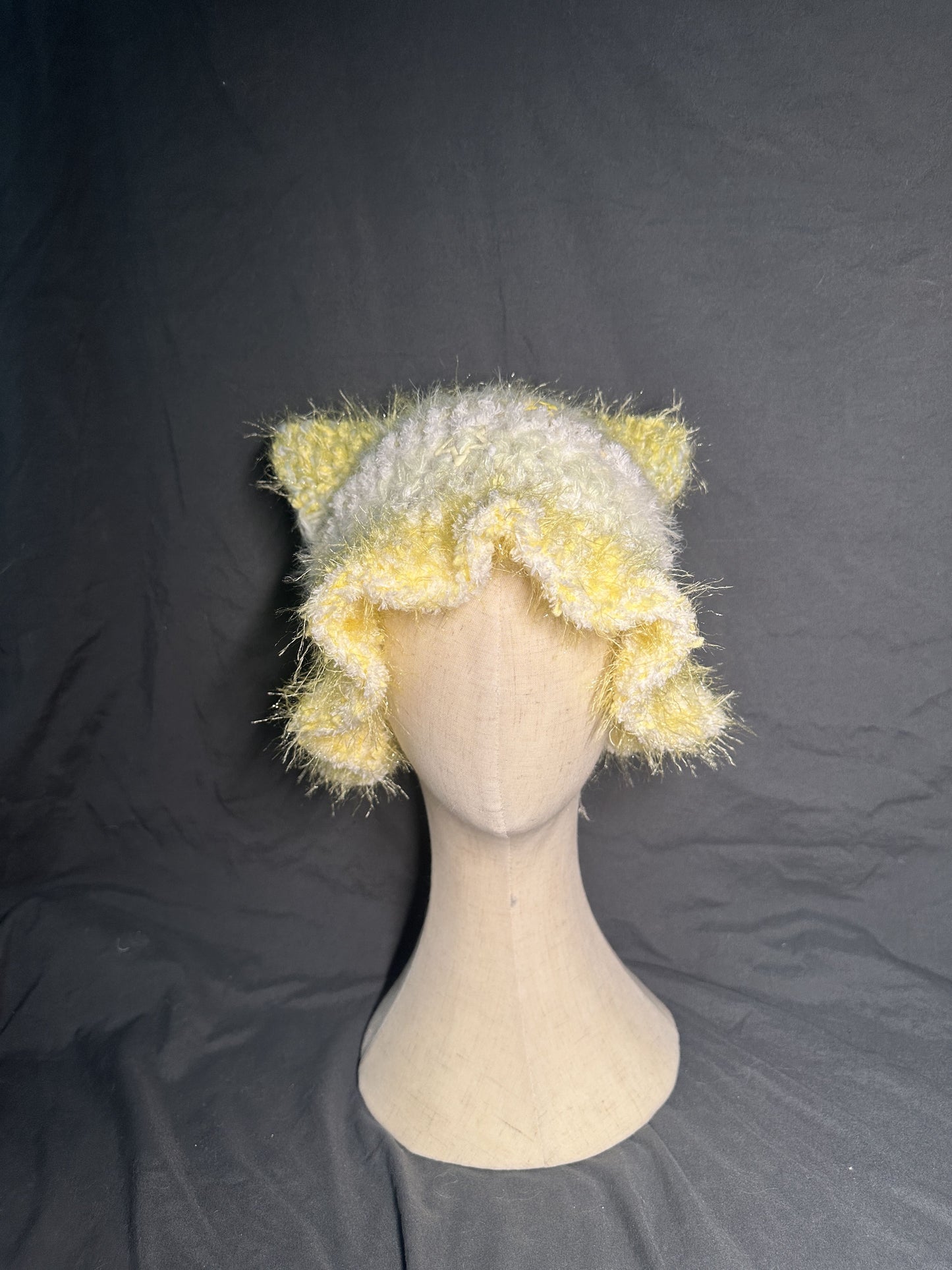 Starry Cat Hat | Whimsical Winter Warmth | Handmade Gift for Her