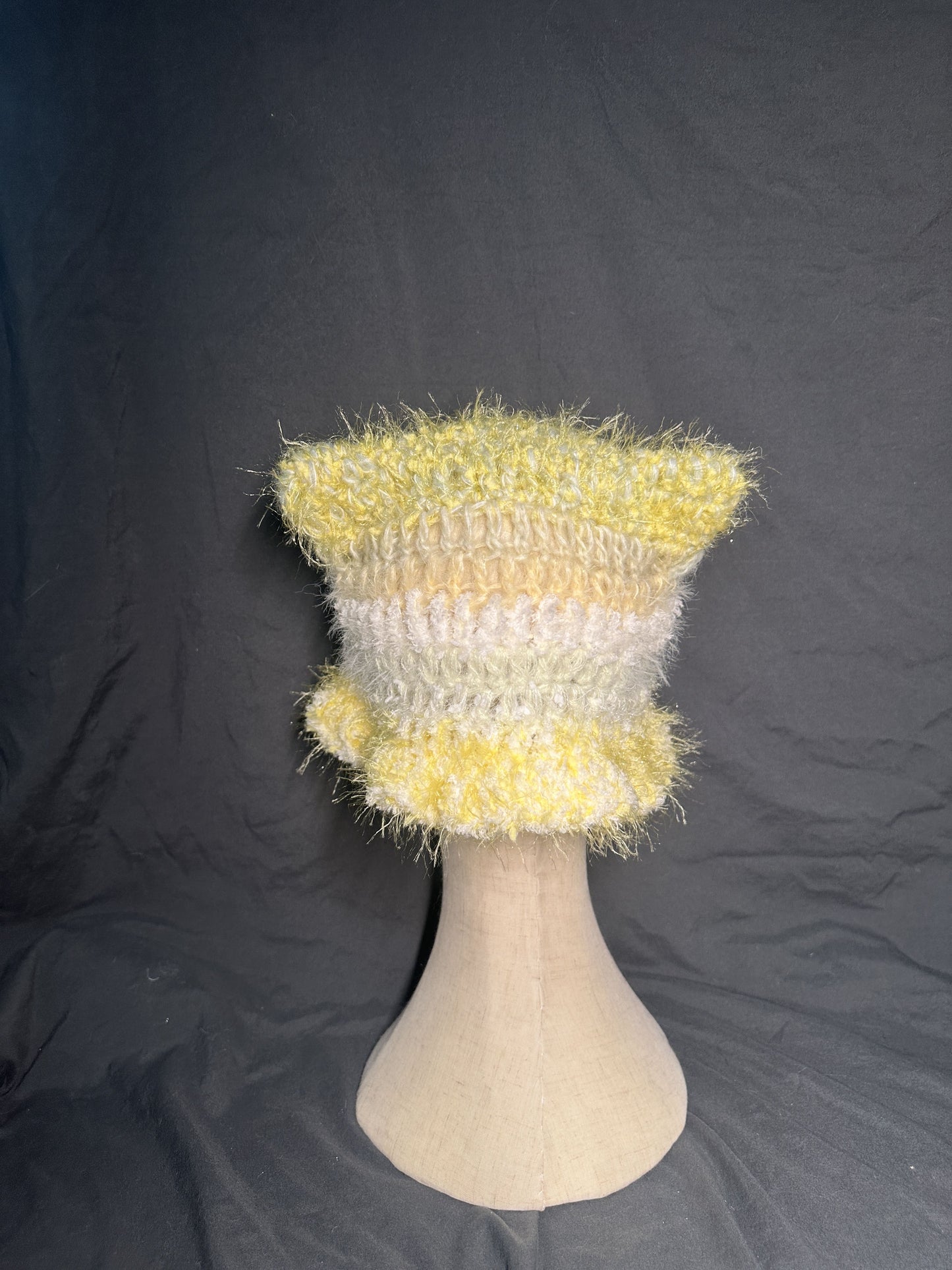 Starry Cat Hat | Whimsical Winter Warmth | Handmade Gift for Her