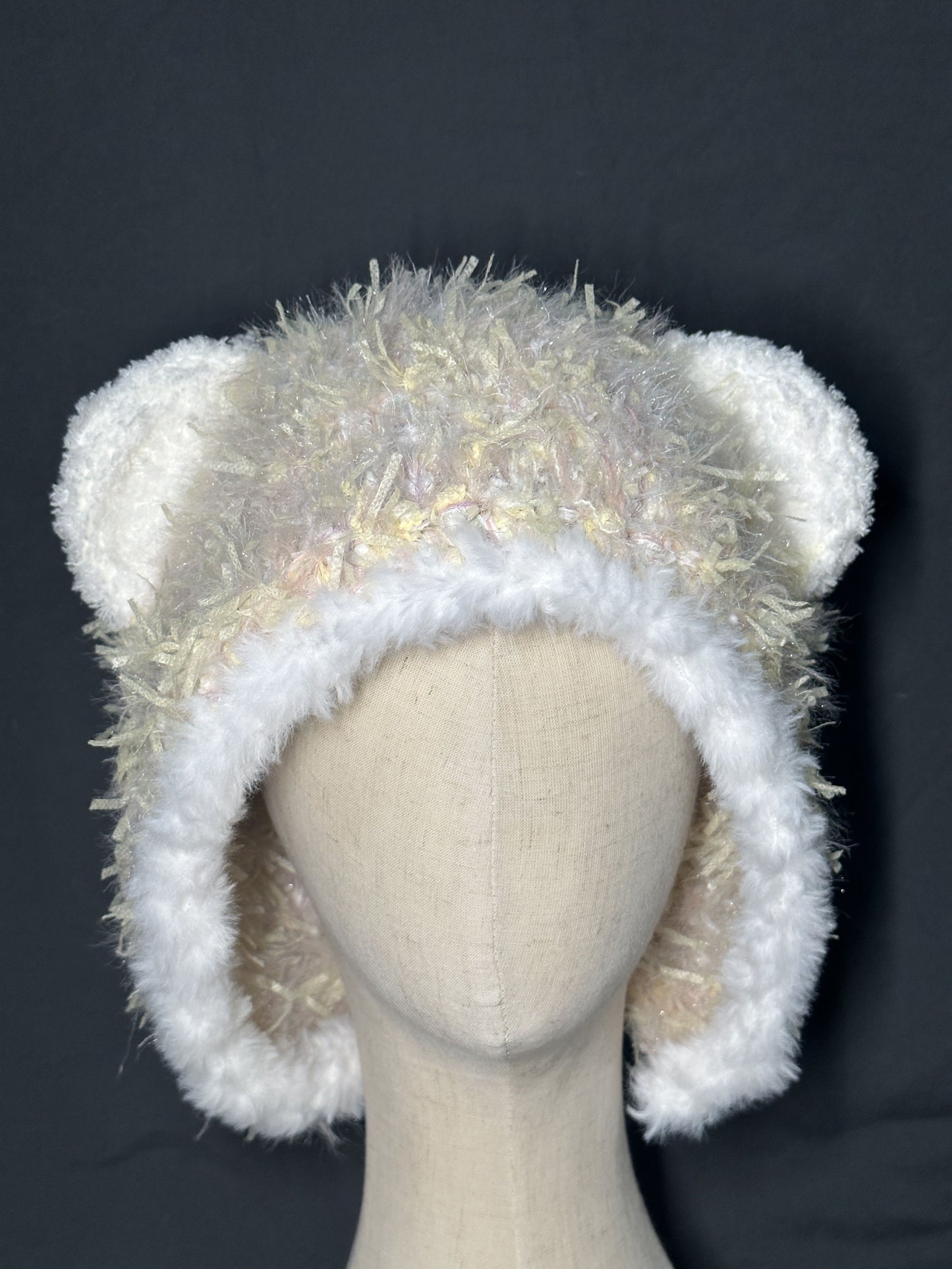 HoneyBear Earflap Hat | Handmade Winter Accessory