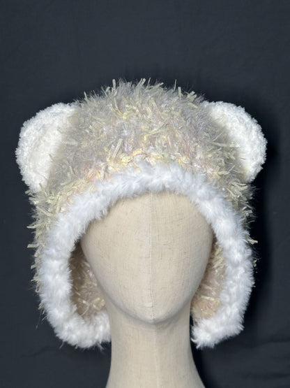 HoneyBear Earflap Hat | Handmade Winter Accessory