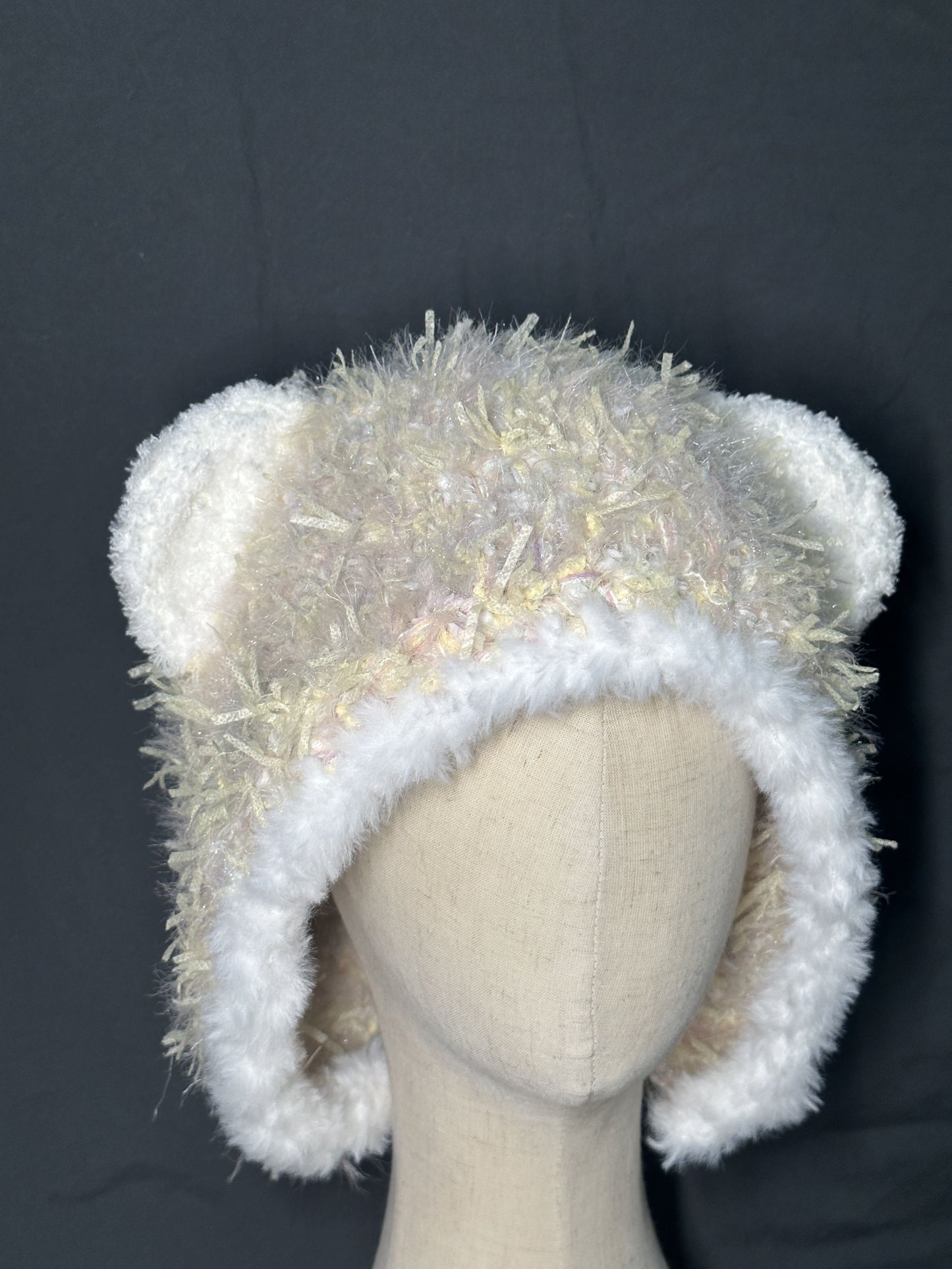 HoneyBear Earflap Hat | Handmade Winter Accessory