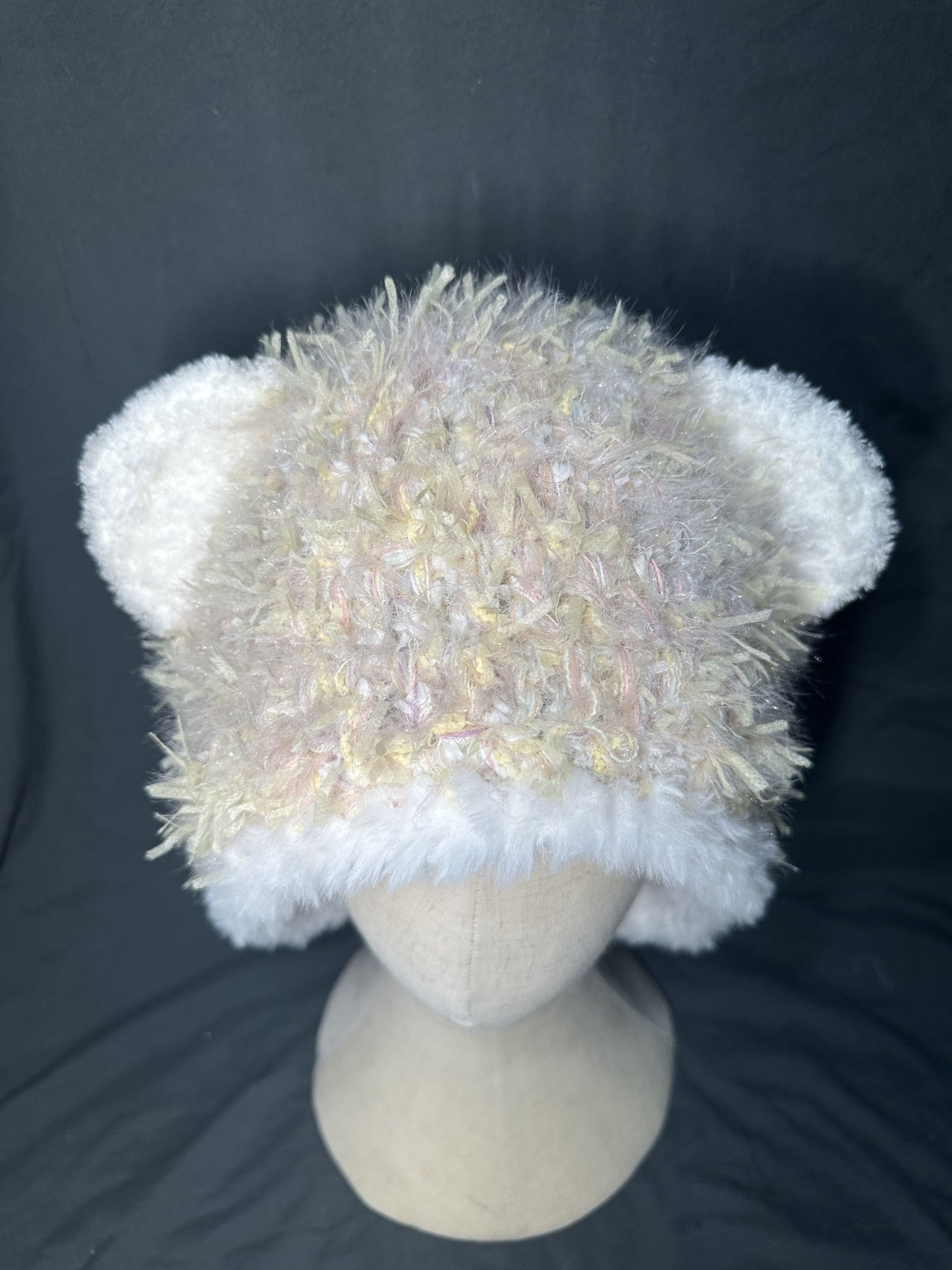 HoneyBear Earflap Hat | Handmade Winter Accessory