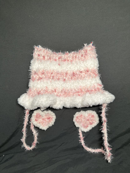 Sweetheart Cat Ear Hat | Cozy & Whimsical Winter Accessory